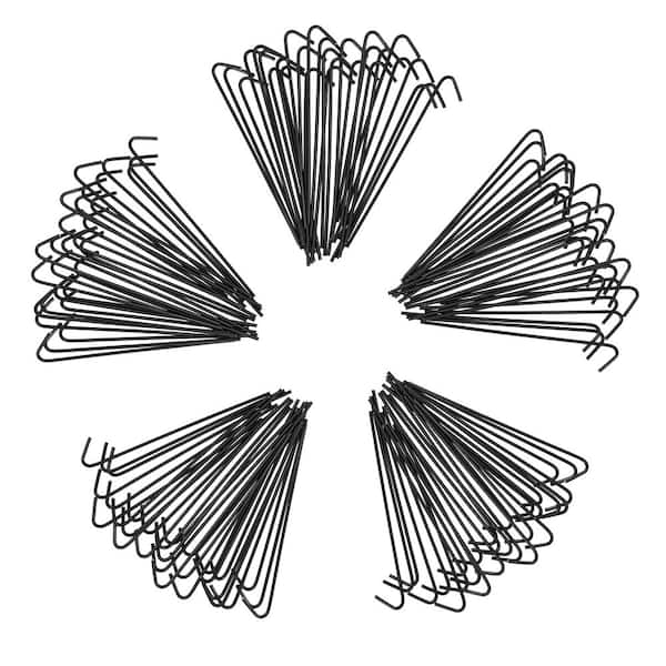 6-1/2 in. Long 10-Gauge Black Galvanized Steel Chain Link Fence Ties (150-Pack)