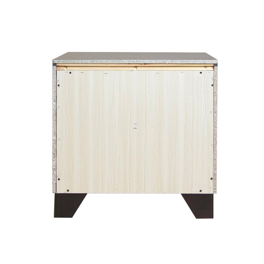 Madison Espresso Elegance 2-Drawer Nightstand