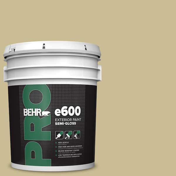 BEHR PRO 5 gal. #M330-4 Morning Tea Semi-Gloss Exterior Paint