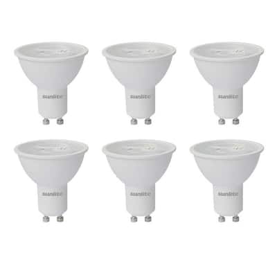 ETUOLMP GU10 Halogen Light Bulbs 2 Pin, 6 Pack GU10 Bulb Warm White,  Dimmable GU10+C 120V 50W Bulb for Wax Warmer Bulbs, Track Light Bulbs,  Range Hood