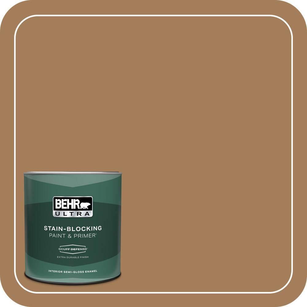 1 qt. #270F-6 Fudge Truffle Extra Durable Semi-Gloss Enamel Interior Paint & Primer price history on PriceWatchPro