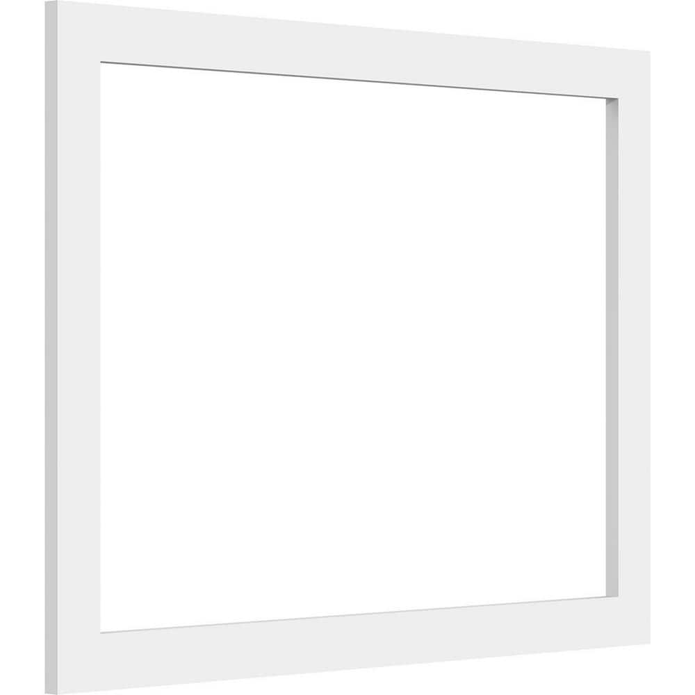 Ekena Millwork 3/8 in. x 24 in. x 18 in. Prescott White PVC Decorative ...