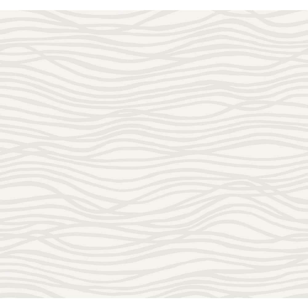 A-Street Prints Galyn Grey Dove Pearlescent Wave Textured Paper Non ...