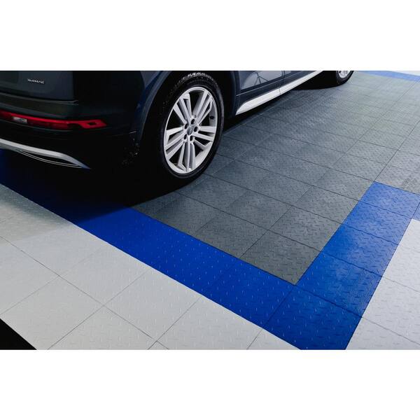 Swisstrax 2.5 in. x 2.5 in. Mocha Java Corner Edging for 15.75 in. Swisstrax Modular Tile Flooring (2-Pack)