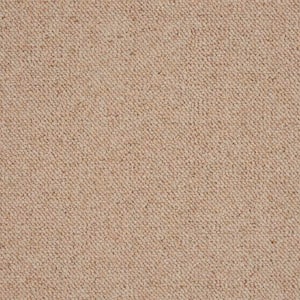 Bismarck - Wheat - Brown 13.2 ft. 28 oz. Wool Berber Installed Carpet