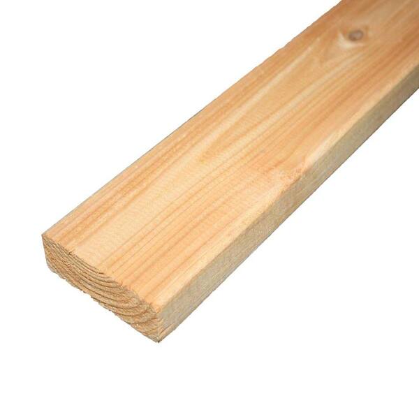 5 4 In X 4 In X 8 Ft Premium Tight Knot Cedar Lumber St The Home Depot