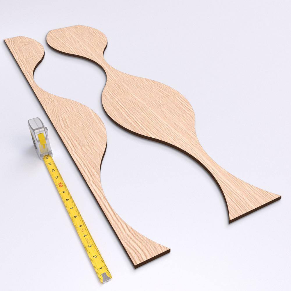 Ozark 47" Red Oak Decorative Slat Wall Panel Kit