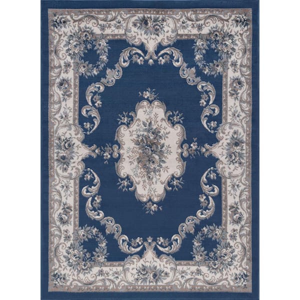 4x6 Modern Navy Area Rugs for Living Room, Bedroom Rug, Dining Room Rug, Indoor  Entry or Entryway Rug, Kitchen Rug