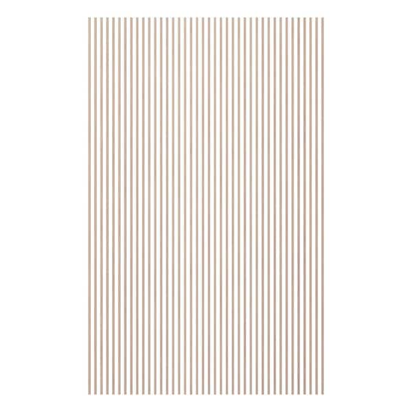 Ekena Millwork Heritage Premier Traditional 94.5 in. H x 0.5 in. W Slatwall Panels in Maple 40-Pack