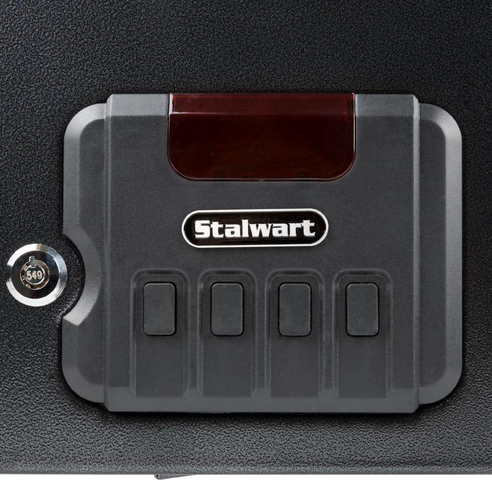 Small Black Steel Digital Gun Safe with Electronic Lock