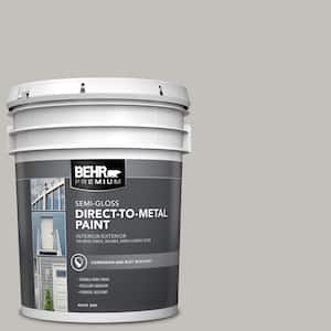 5 gal. #PPU18-10 Natural Gray Semi-Gloss Direct to Metal Interior/Exterior Paint