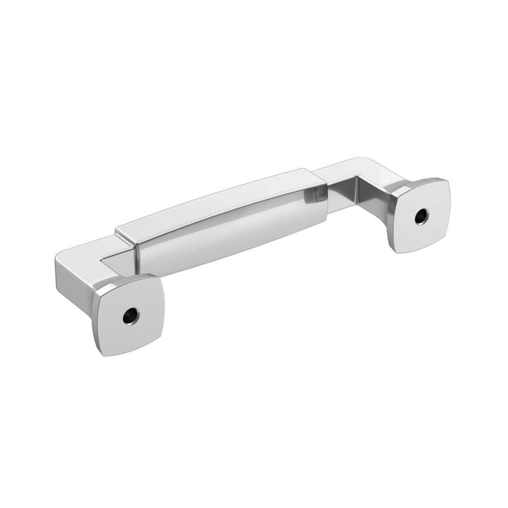 Polished Chrome 3-3/4 inch Center-to-Center Bar Pull