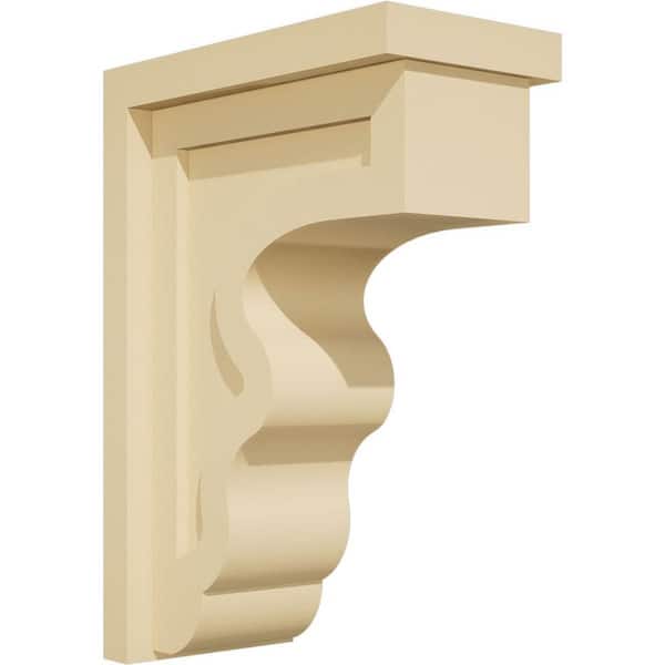 Ekena Millwork Standard Highland 3.5 in. W x 9.75 in. H x 7 in. D Signature Urethane Polyurethane Corbel