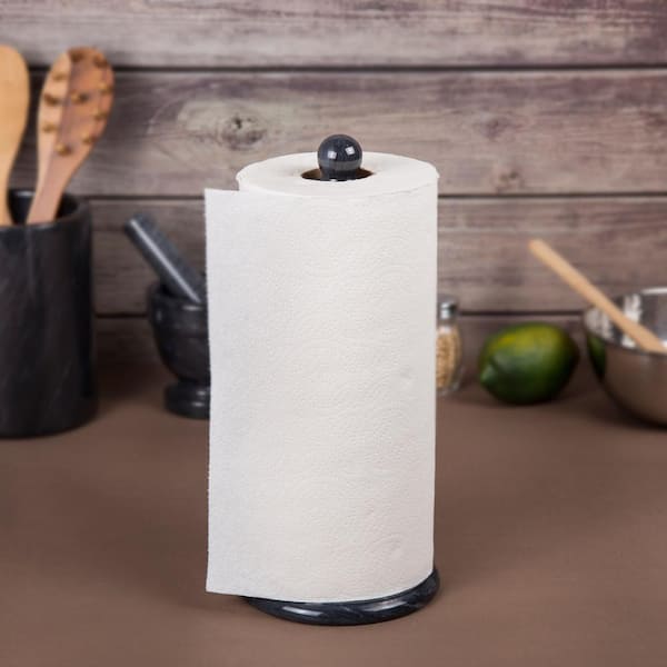 Creative Kitchen Roll Paper Towel Holder Bathroom Tissue Toilet Stand  Napkins Rack Black Gold Chic Home Table Accessories - AliExpress