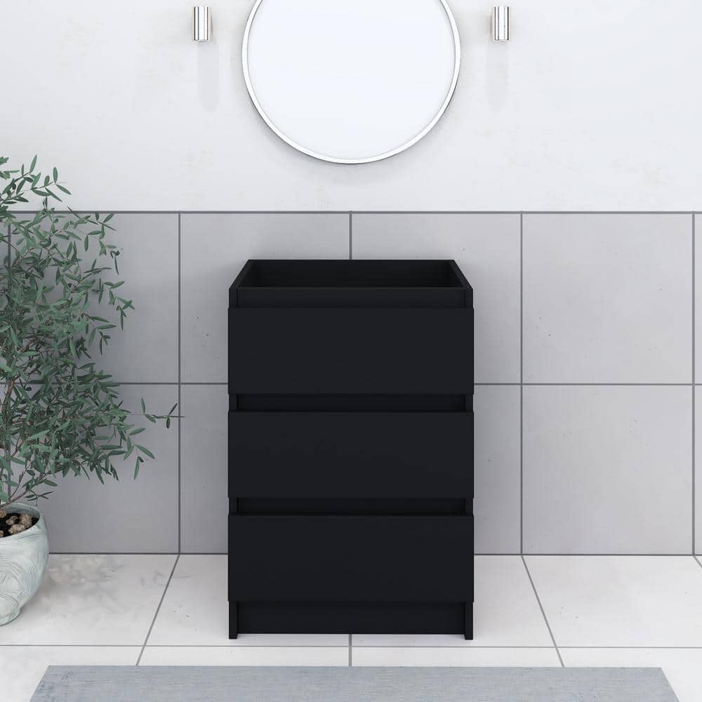 Pepper 24 in. W x 20 in. D Bath Vanity Cabinet Only in Black price history on PriceWatchPro