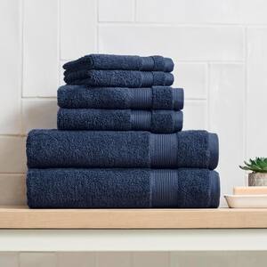 6-Piece HygroCotton Bath Towel Set in Midnight