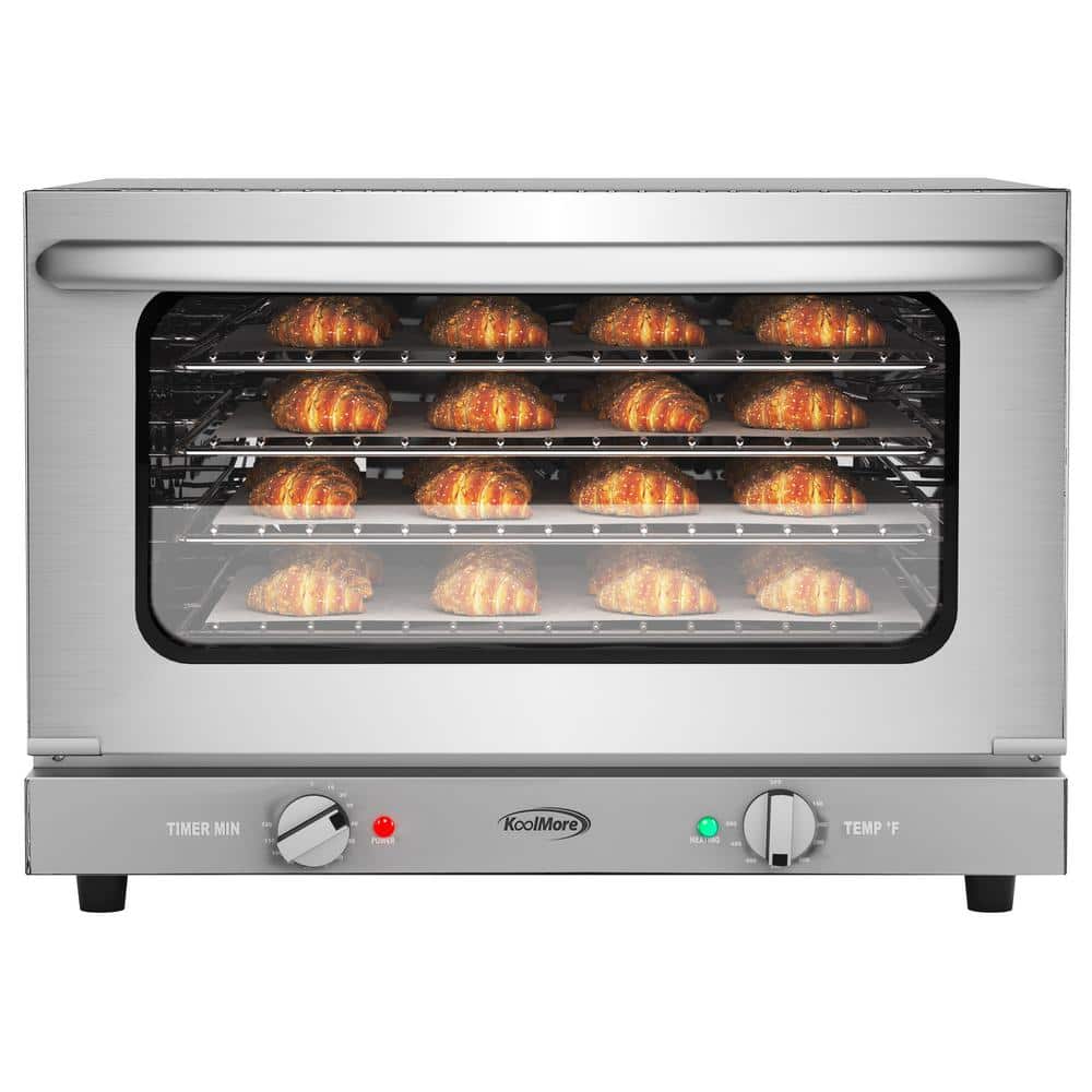 23 in. Countertop Electric Convection Oven with 4-Racks Fits Half Size Pans, 1600-Watt in Stainless-Steel price history on PriceWatchPro