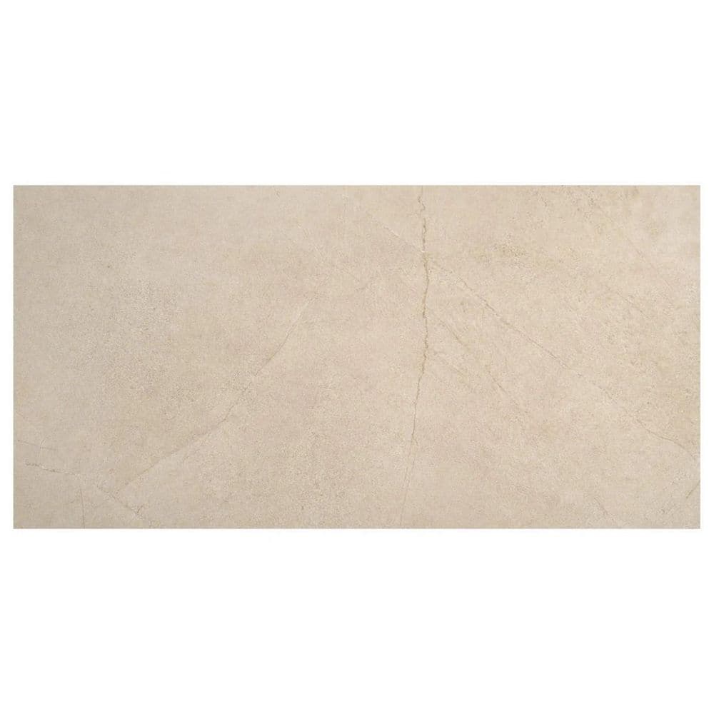 Dorian Sand Beige 4 in. x 0.41 in. Marble Look Antique Satin Porcelain Floor and Wall Tile Sample price history on PriceWatchPro