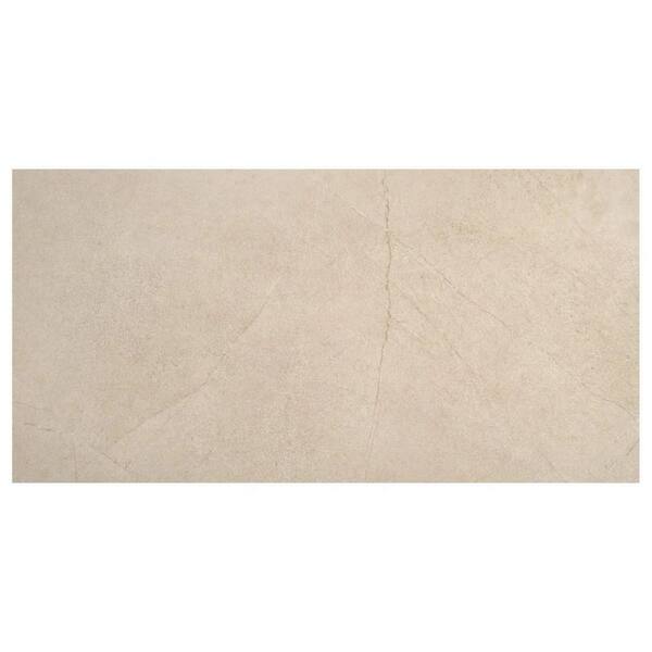 Ivy Hill Tile Dorian Sand Beige 23.62 in. x 47.24 in. Marble Look