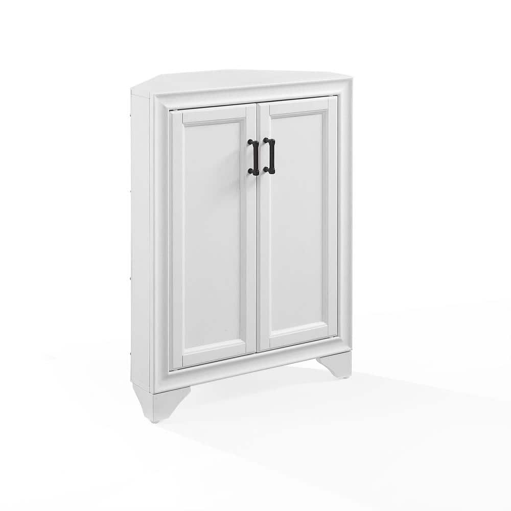 CROSLEY FURNITURE Tara White Corner Storage CF7031WH The