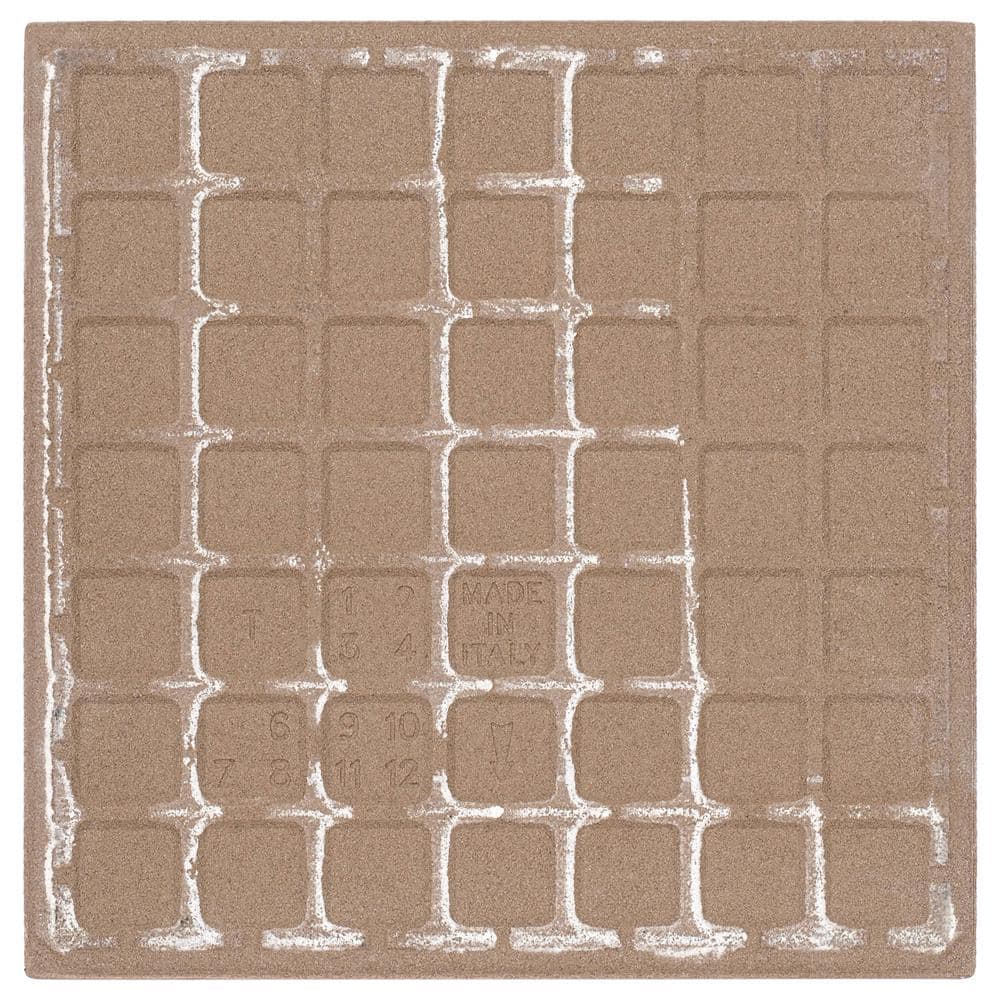 Bliss 8" Black and White Porcelain Patterned Tile