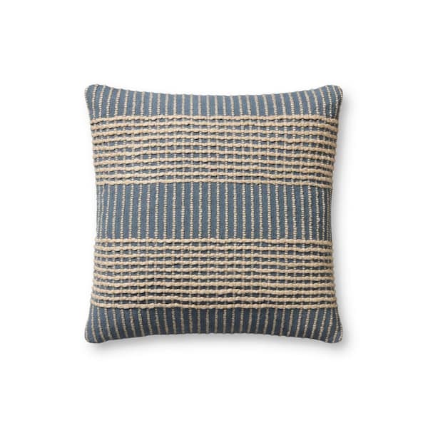 Angela Rose Sophia Blue 18 in. x 18 in. Indoor Throw Pillow