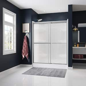 Atwater 54 in. - 59.5 in. W x 68 in. H Framed Sliding Shower Door in Chrome