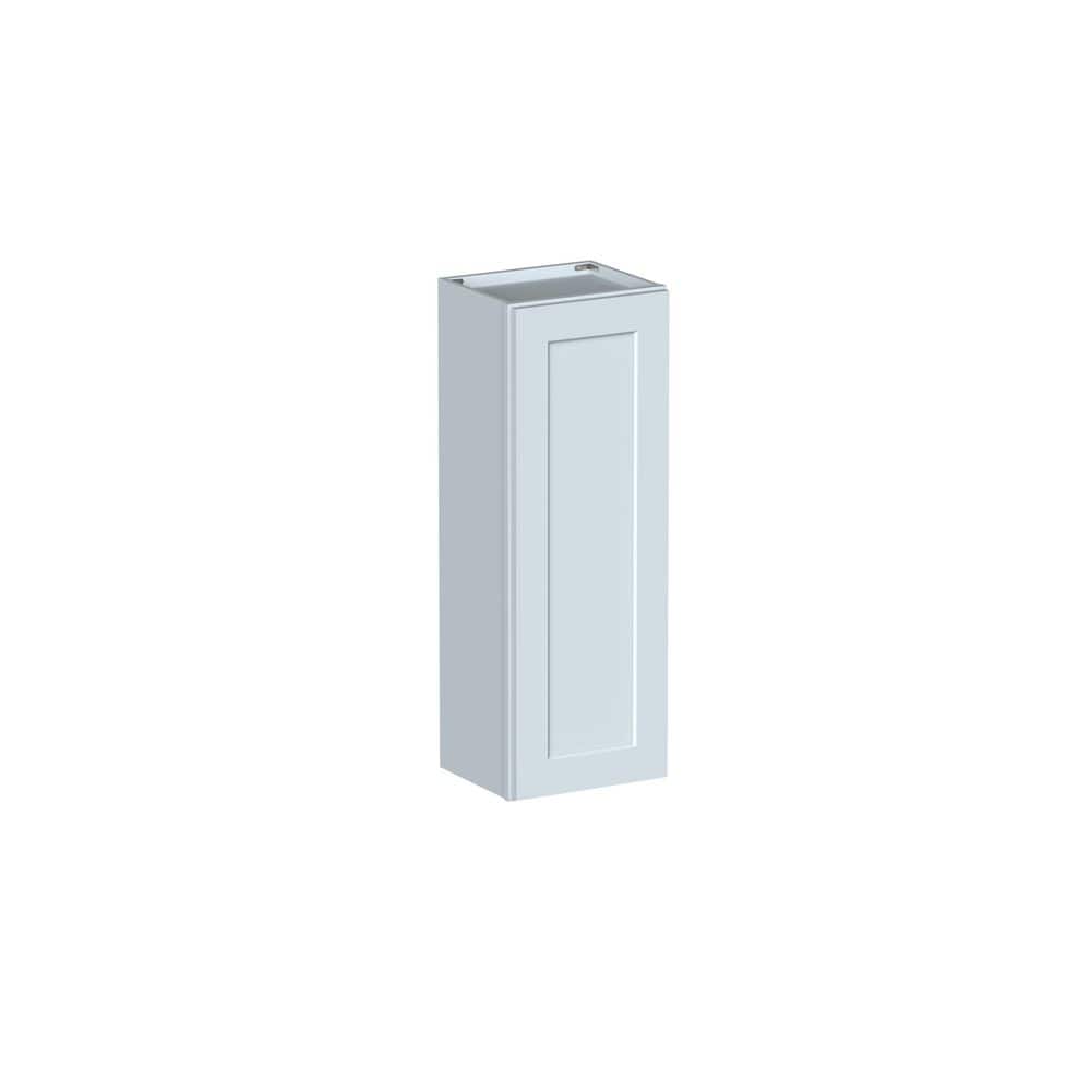 "Shaker Style 15"" W x 12"" D x 42"" H Wood Frame Ready to Assemble Single Door Wall Kitchen Cabinet in Dove Grey" price history on PriceWatchPro