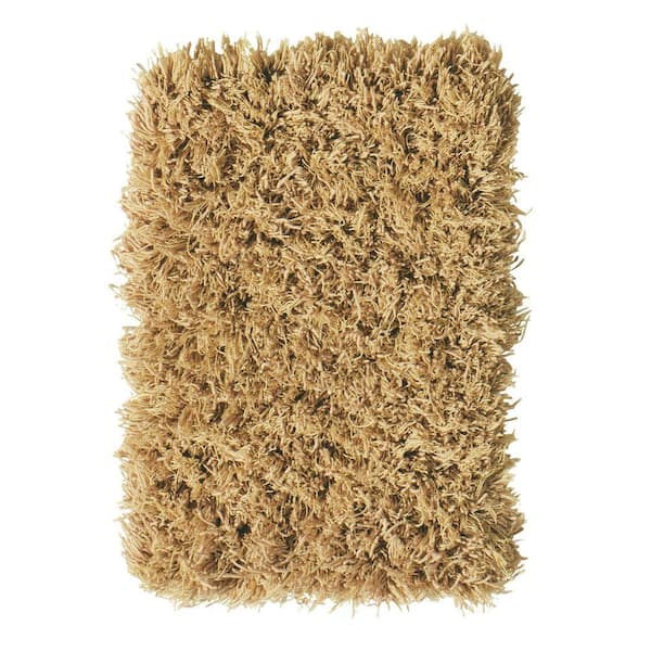 Home Decorators Collection Ultimate Shag Camel 4 ft. x 6 ft. Area Rug