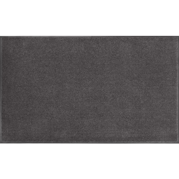 Apache Mills, Inc. 2-ft x 6-ft Gray Rectangular Outdoor Runner Mat in the  Mats department at