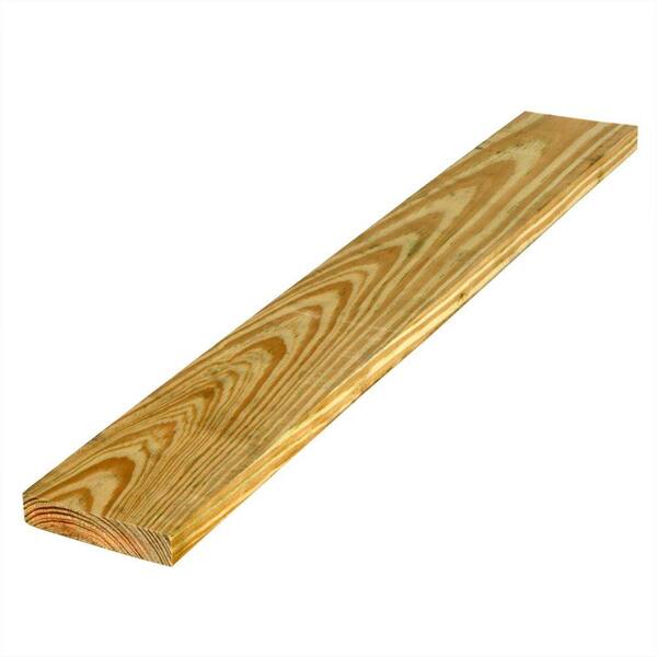 Unbranded 2 in. x 8 in. x 12 ft. #1 Pressure-Treated Ground Contact Southenr Pine Lumber