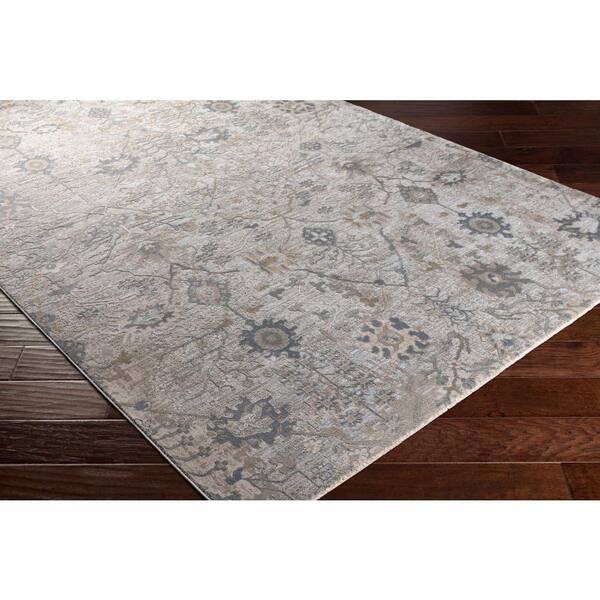 Napoli Medium Grey 8 ft. x 10 ft. Indoor Area Rug