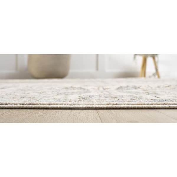 Camilla 2 ft. x 12  ft. Grey Western Area Rug