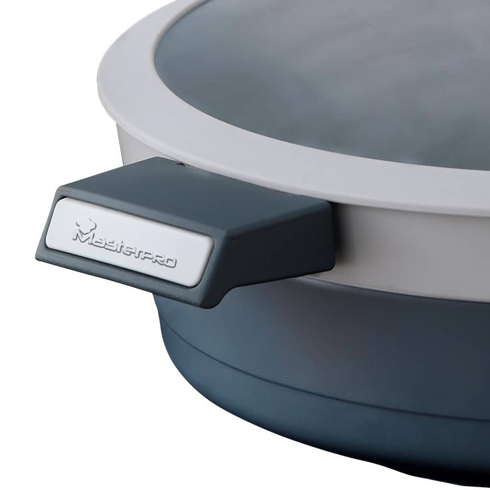 14" Non-Stick Aluminum Everyday Pan with Ceramic Coating and Lid