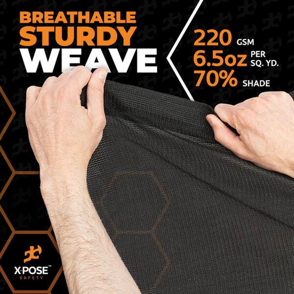 XPOSE SAFETY Heavy-Duty Mesh Tarp 20 ft. x 50 ft. Multi