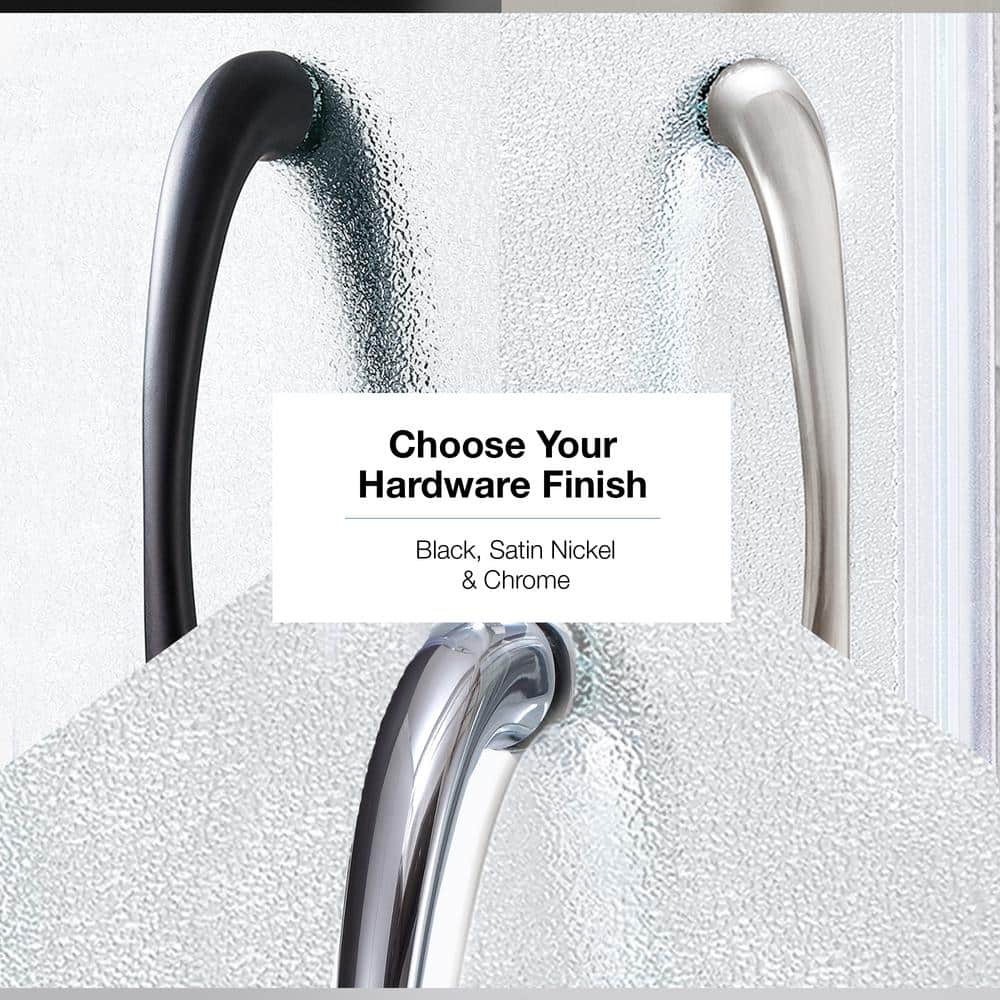 Breeze 32'' Frosted Glass and Acrylic Corner Shower Kit