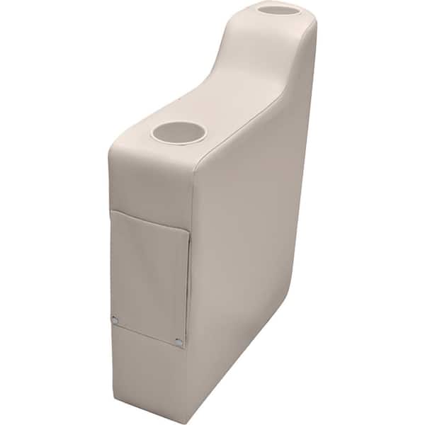 Unbranded Premier Pontoon Armrest, Left Contour, Platinum