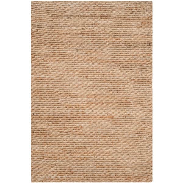 SAFAVIEH Natural Fiber Beige Doormat 3 ft. x 5 ft. Solid Area Rug