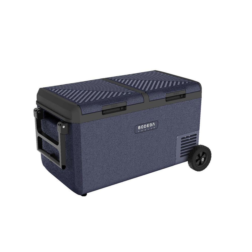 3.35 cu. ft. Dual Zone-4℉~68℉ Outdoor Refrigerator Car Cooler in Blue, 12/24V DC 110-240V AC for Travel price history on PriceWatchPro