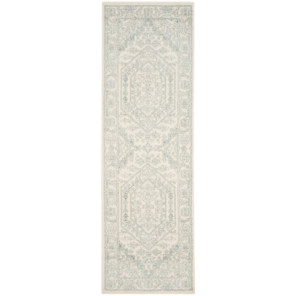 Adirondack Ivory/Slate 3 ft. x 20 ft. Border Runner Rug price history on PriceWatchPro