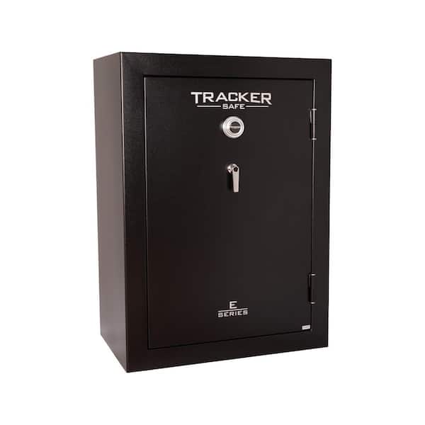 64-Gun 30 Min Fire-Resistant Combination Dial Lock Gun Safe Black, Powder Coat Paint