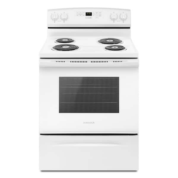 4.8 cu. ft. 4 Burner Element Electric Range in White