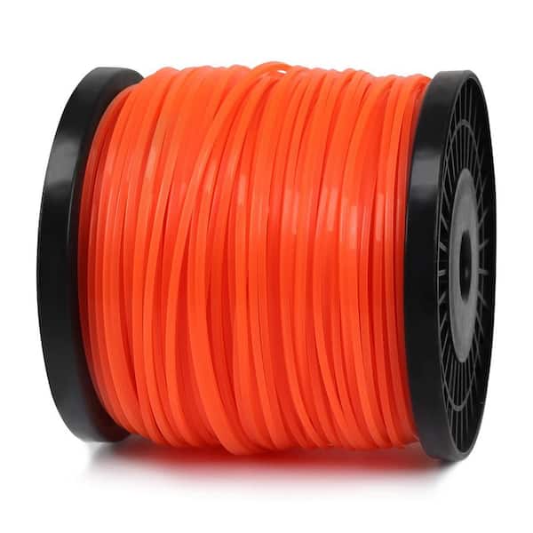 0.095 in. x 330 ft. Premium Nylon String Trimmer Line, Square Heavy Duty Weed Eater Replacement Spool