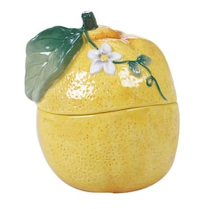 Multi-Colored 18 oz. Citron 3-D Lemon Covered Bowl