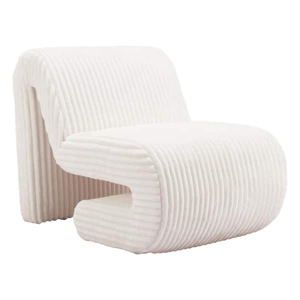 ZUO Opam White Accent Side Chair