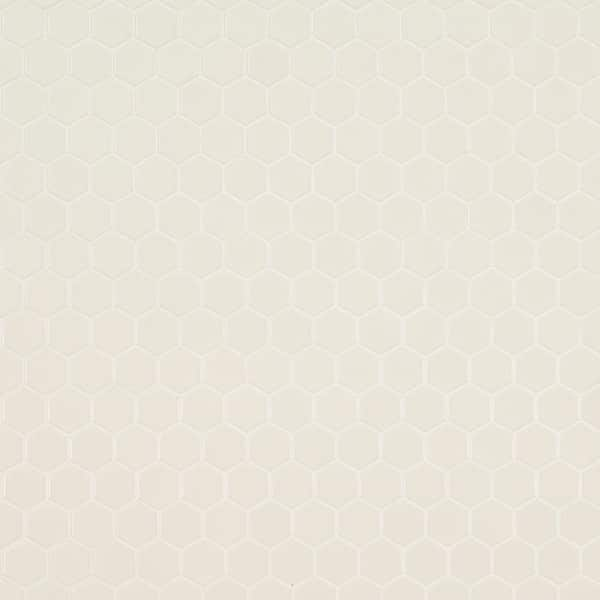 MSI Domino White Hexagon 2 in. x 2 in. Matte Porcelain Patterned Look Floor and Wall Tile (12.96 sq. ft./Case)