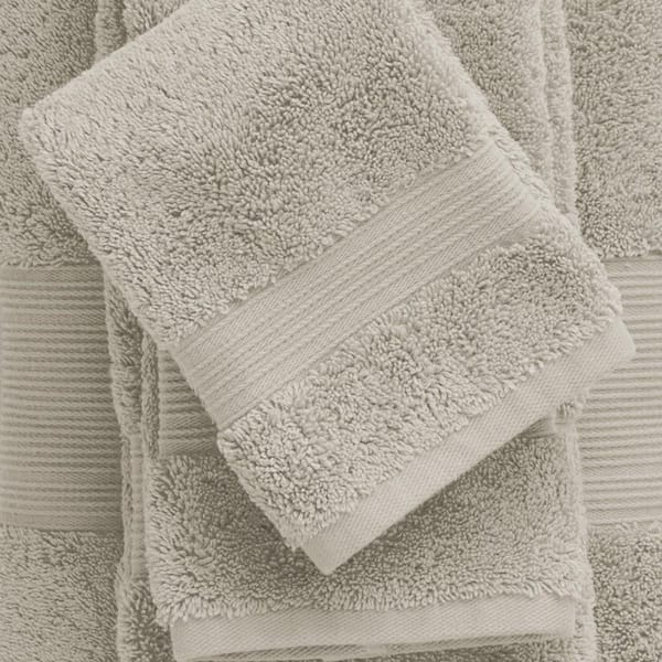 The Company Store Legends Regal White Solid Egyptian Cotton Wash Cloth (Set of 2)