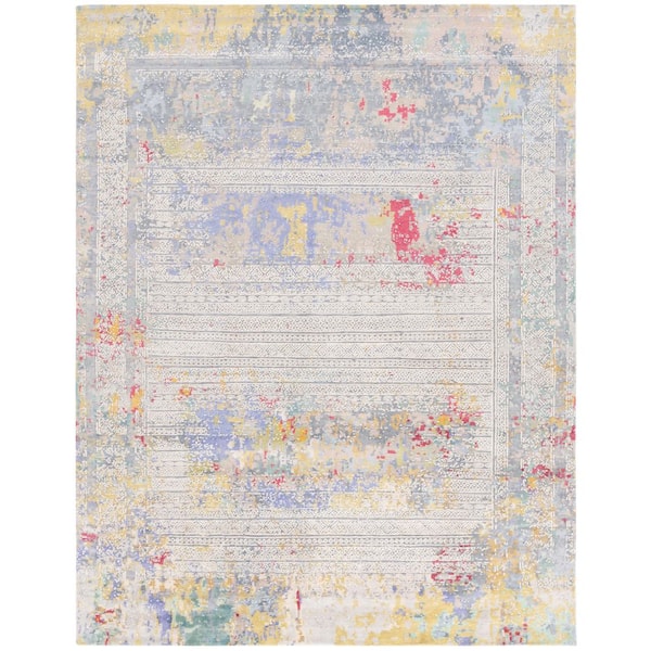 Centennial 9 ft. x 12 ft. Multi Tribal Area Rug