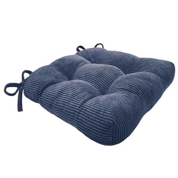 Achim Jackson Chair Pad 16 in. x 15 in., Blue (2-Pack)