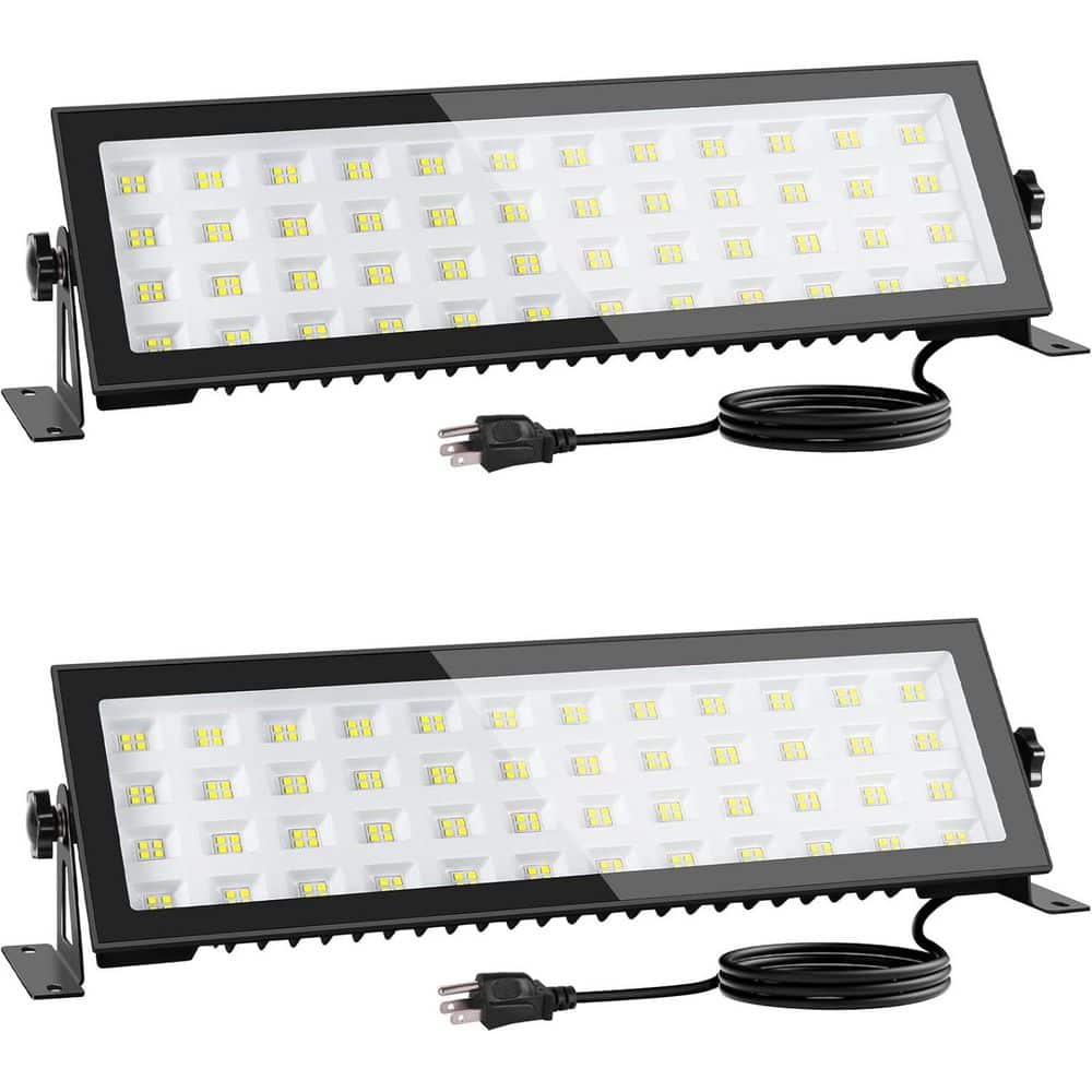LED Shop Light 100-Watt 13000LM 6000K Super Bright IP66 Waterproof Flood Light for Workshop Garage Outdoor (2-Pack) price history on PriceWatchPro